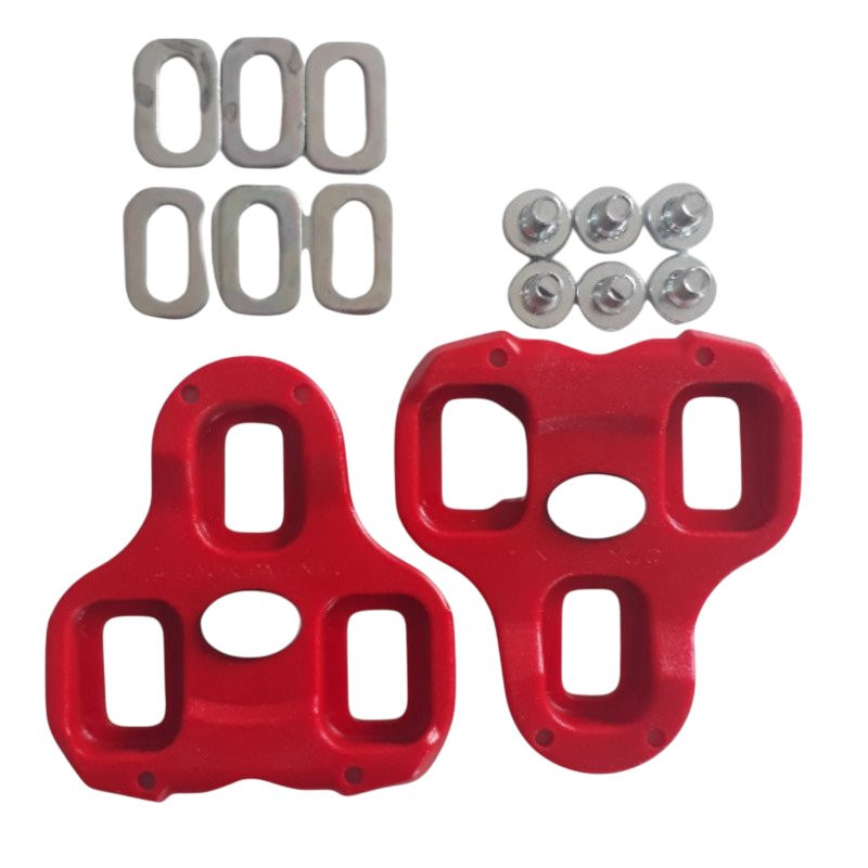 Look Keo cleats red for automatic pedals