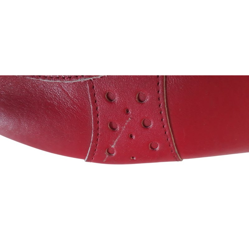 Chaussures vélo poulidor PATRICK cuir noir vintage neuves