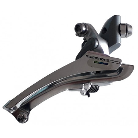 Shimano 600 tricolor front derailleur