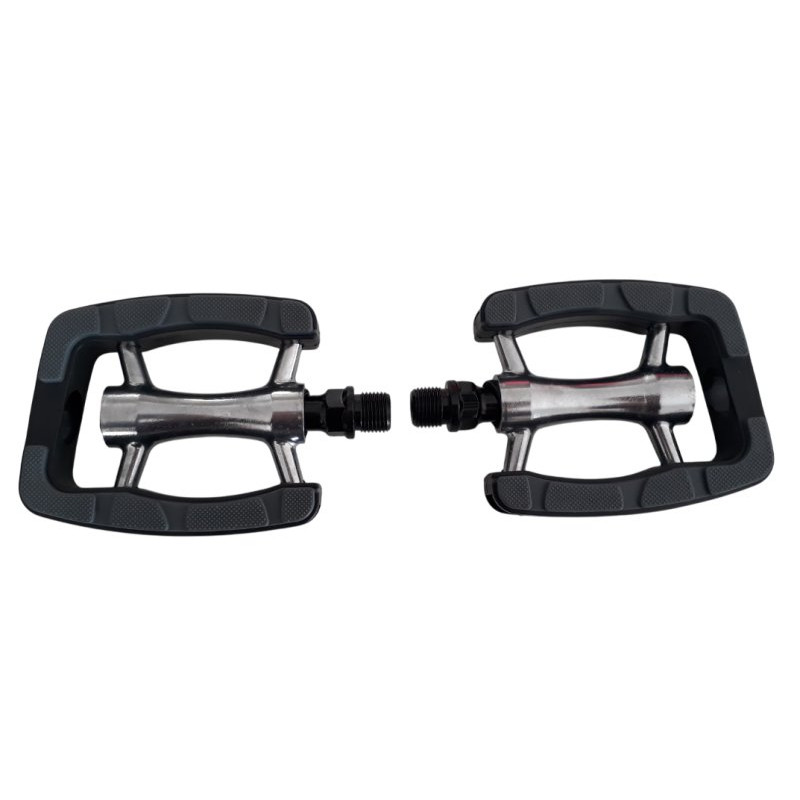 Pédales plates Newton résine 9/16'' noir - Partie cycle vélo sur La Bécanerie