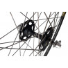 Roue velo course vintage Wolber moyeu grandes flasques Dura ace