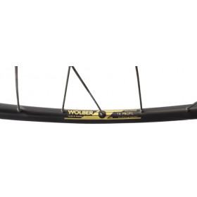 Roue velo course vintage jante Wolber moyeu Dura ace