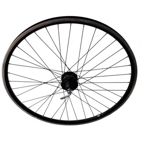 Roue 700 dynamo moyeu disque