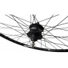 Roue 700 dynamo moyeu shimano disque