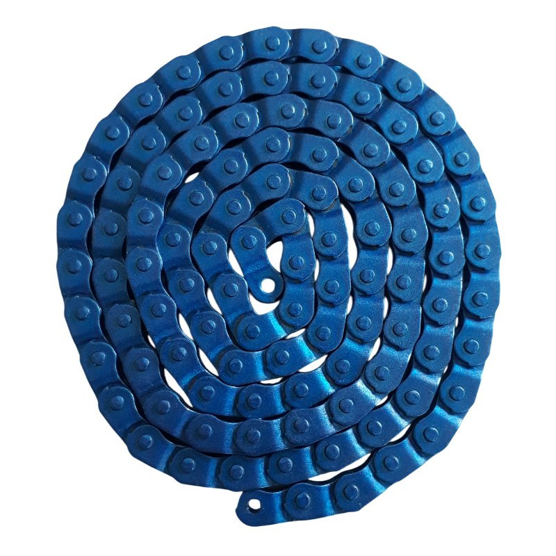 Chaine BMX bleu demi maillon YBN MK918