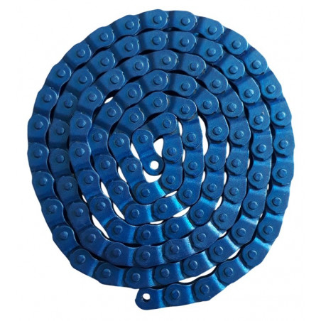 Chaine BMX bleu demi maillon YBN MK918