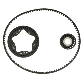 Kit transmission courroie velo Carbon Drive