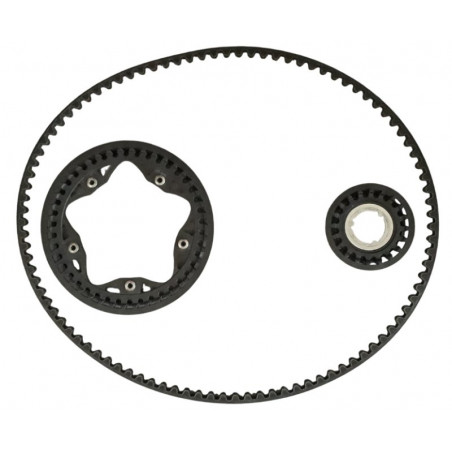 Kit transmission courroie velo Carbon Drive