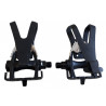Toe clip pedals resin