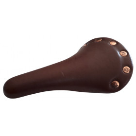 Bike saddle brown