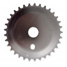 BMX chainring for one-piece crankset