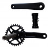 Pedalier vtt mono plateau 32 dents aluminium