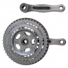 Junior bike crankset triple chainrings