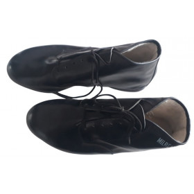 Milremo antique leather cycling shoes black