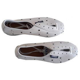 Chaussures Carnac Forclaz blanche pour vélo de cyclotourisme