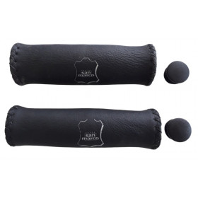 San Marco leather bicycle grips