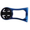 Support de compteur Garmin anodisé bleu
