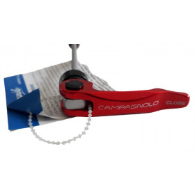 Campagnolo rear wheel quick release red