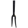 Carbon racing bike fork yellow