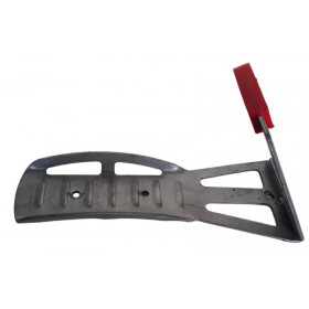 Wall-mounted bike mount in steel