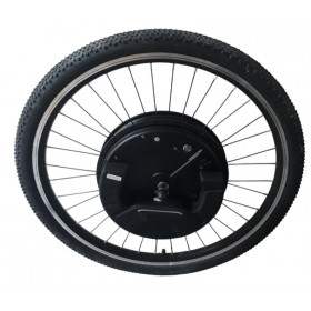 Electric wheel with integrated battery