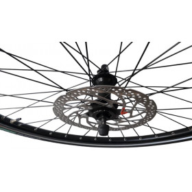 Roue avant vtc 28 pouces disque 180 mm