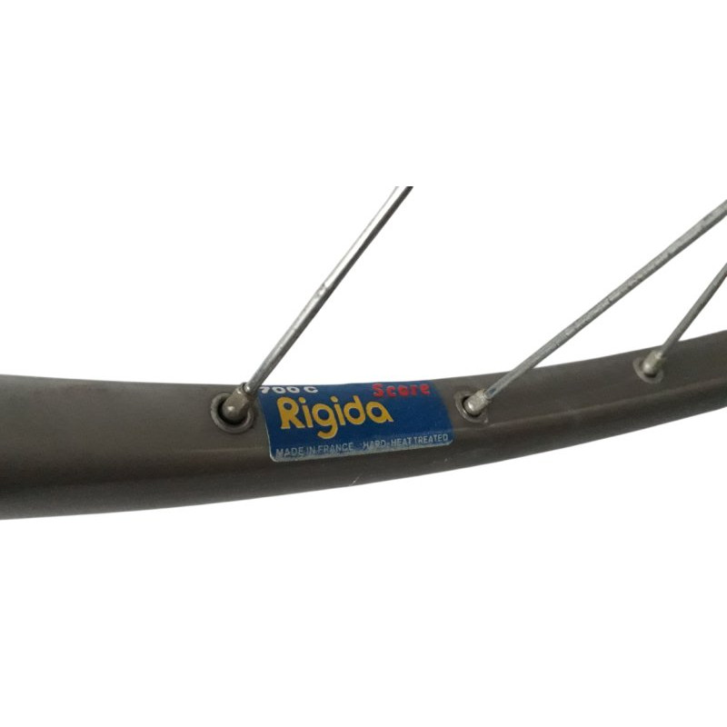 Roue Arrière Rigida 700C 20 Mm 36 Trous Moyeu Campagnolo Record 5 Vitesses