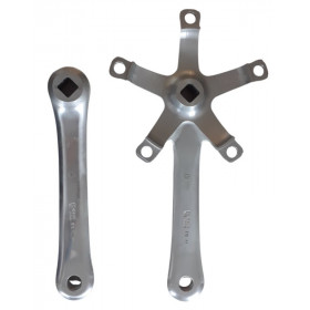 Shimano 600 tricolor crankset for vintage road bike