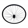 Gravel, hybrid or city bike, fixie Dynamic front wheel black