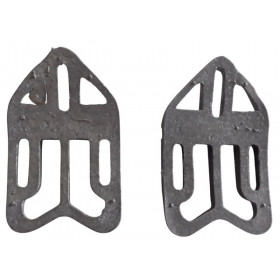 Cales en aluminium pour pedales plates