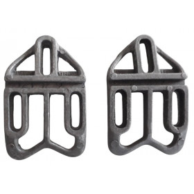 Cleats for flat pedals