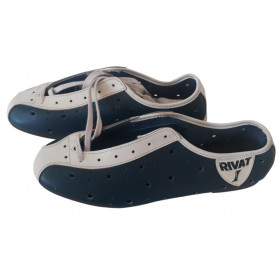Chaussures velo vintage Rivat bleu