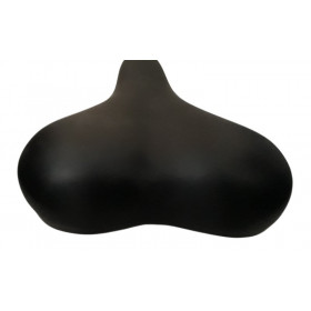 Black used bike saddle