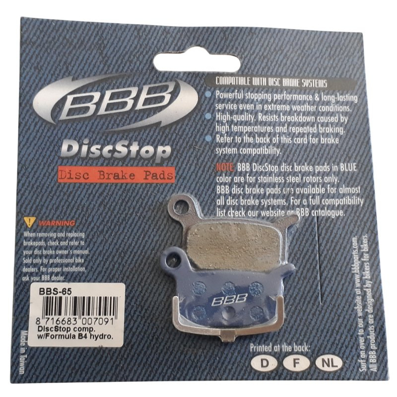 Plaquettes de frein formula B4 BBB