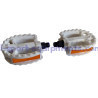 White BMX pedals