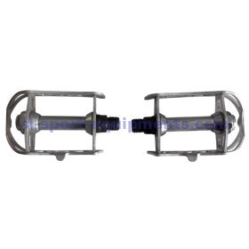 Aluminium vintage road bike pedals