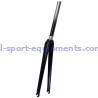 Black road bike fork