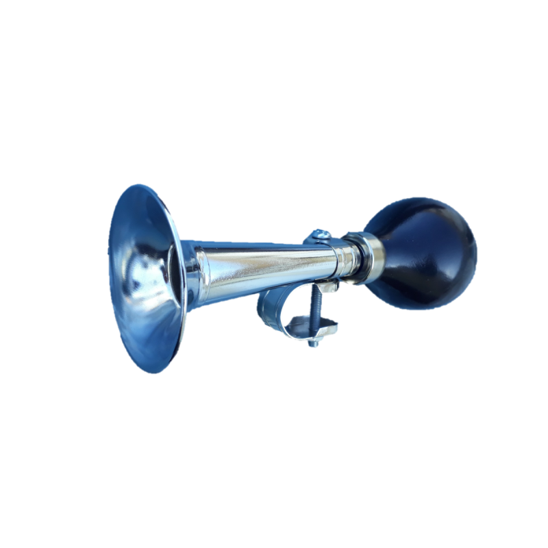 Klaxon velo trompette chromé