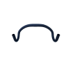 Cintre Dedacciai Pista noir 31.8 mm 42 cms
