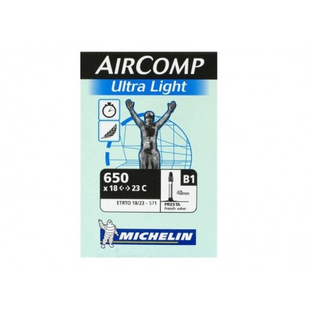 Air tube Michelin Air Comp Ultra Light 650x18/23C presta