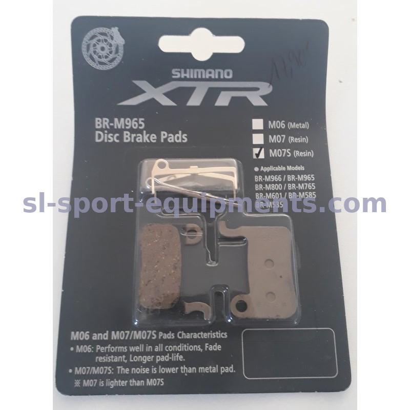 Metallic brake pads Shimano XTR BR-M965 