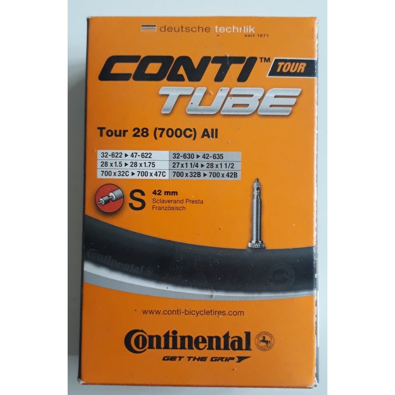 Hybrid bike air tuve Continental Conti tube 700 x32B/42B presta