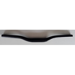 Semi-raised handlebar black OS