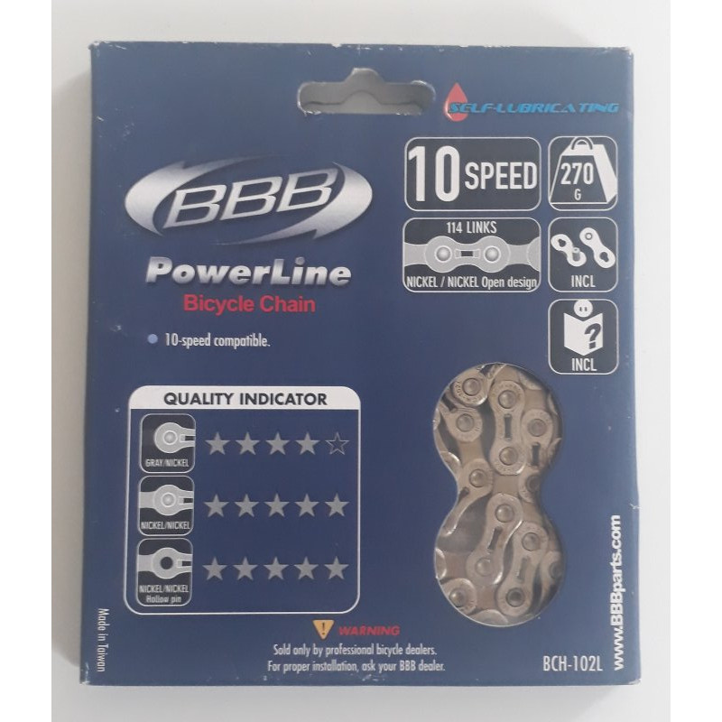 Chaine 10v bbb 114 maillons Chaine 10v bbb 114 maillons