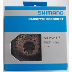 Cassette 7v 11-28 Shimano Acera CS-HG41-7