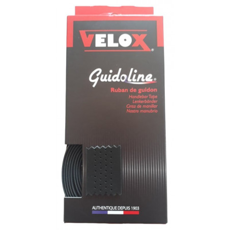 Handlebar tape Velox soft black for road bike