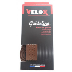 Handlebar tape Velox soft grip brown for road bike