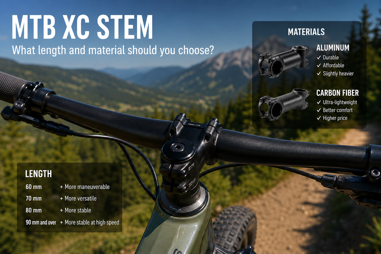 MTB xc stem