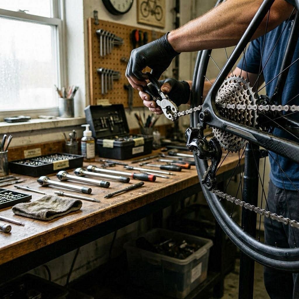 Changer chaine vélo route