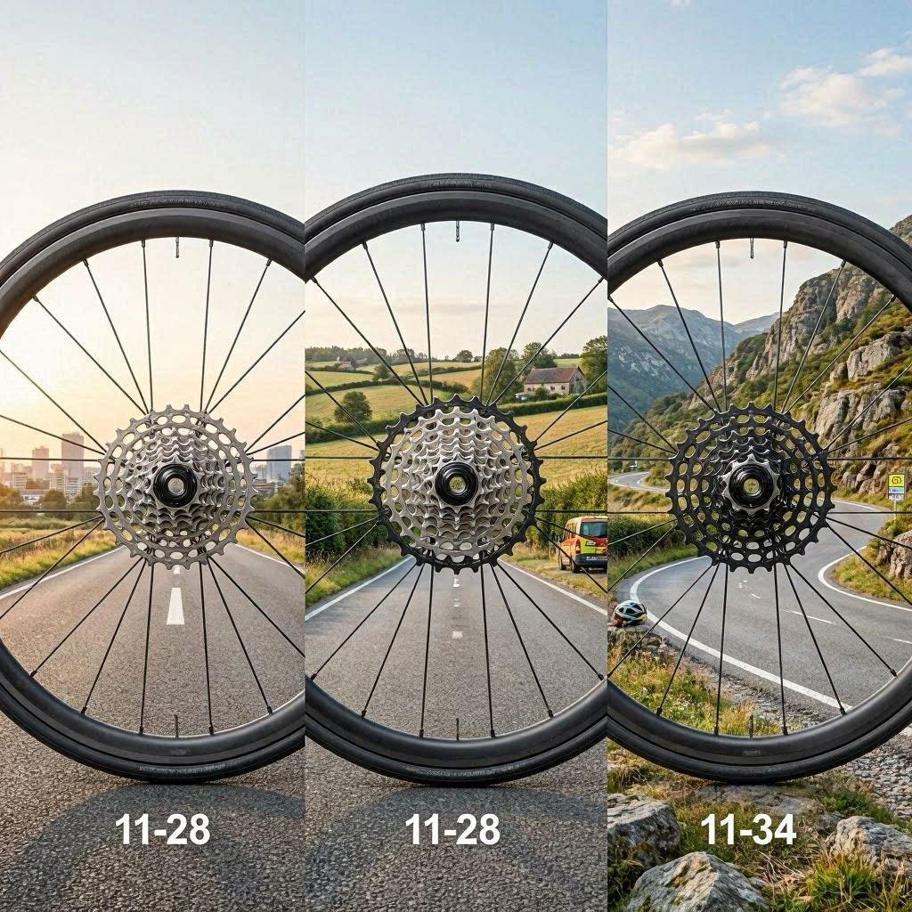 Choix cassette vélo route
